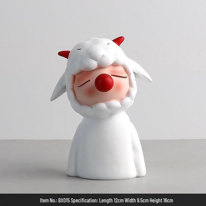 

Rabbit Luxury Dual-Sided Balloon Ornaments for TV Cabinet & Living Room