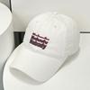 Face showing Small Hat for Women In Summer Korean Version Letter Embroidery Fashion Baseball Cap Spring and Autumn Sun Protection Baseball Cap Men