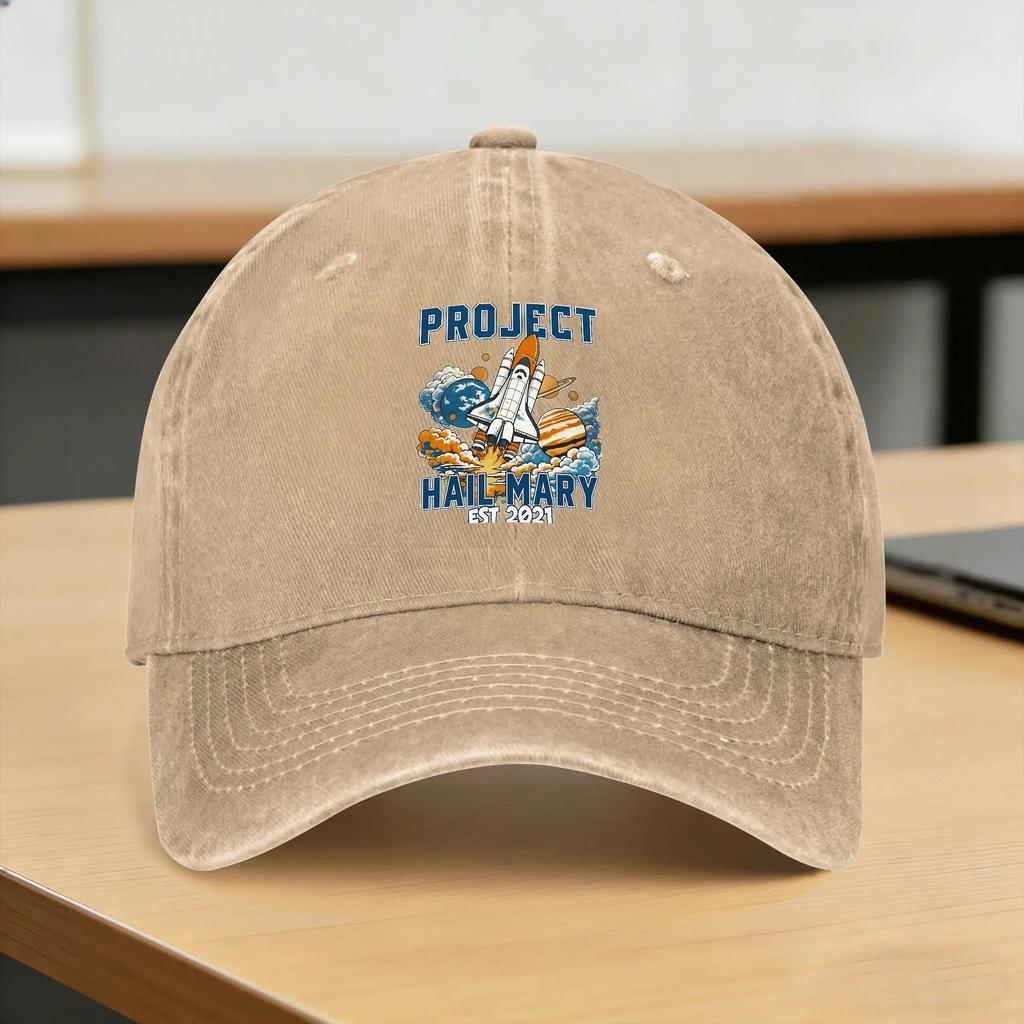 Project Hail Mary EST  Casual Baseball Cap For Unisex Spring Outdoor Sports Trucker Hat Street Style Sunscreen Baseball Caps