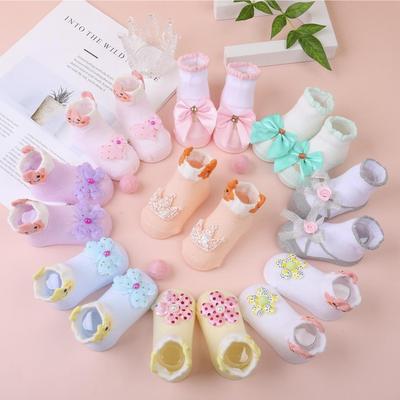 Baby Girl Cute Socks Fit 0-24 Months Fashion Bowknot Flower