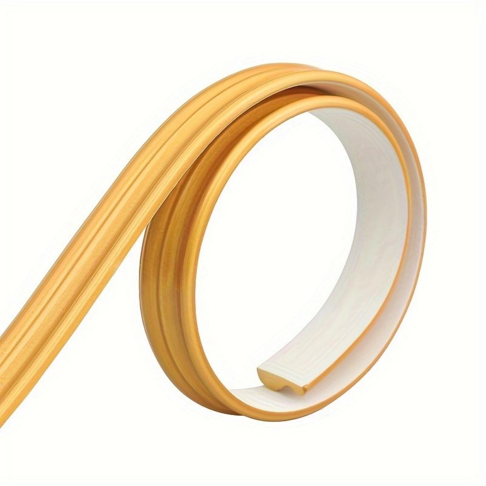 1 Rolle 1mX3,2cm Selbstklebender PVC Dekorstreifen Flexibel Biegsam für Wände Böden Schränke DIY Bilderrahmen Heimdekoration