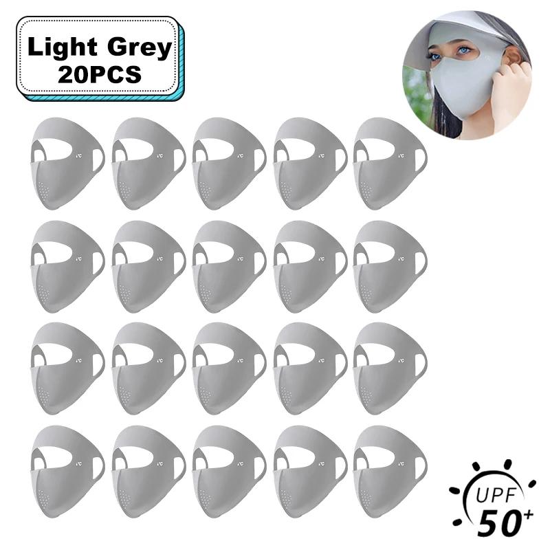Women Full Face UV Protection Mask 3D Ice Silk Sunscreen Breathable Lightweight Summer Outdoor Sports Comfort Fit mask for men