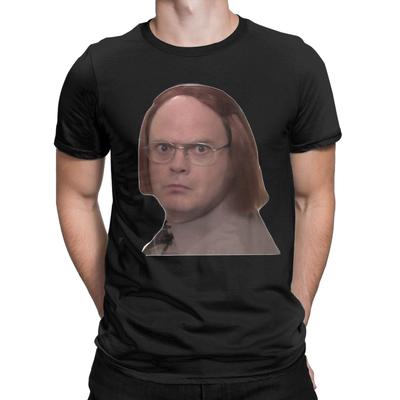 Printed The Office Dwight False T Shirt For Unisex Unisex 100 Cotton Tshirts Short Sleeve Tops