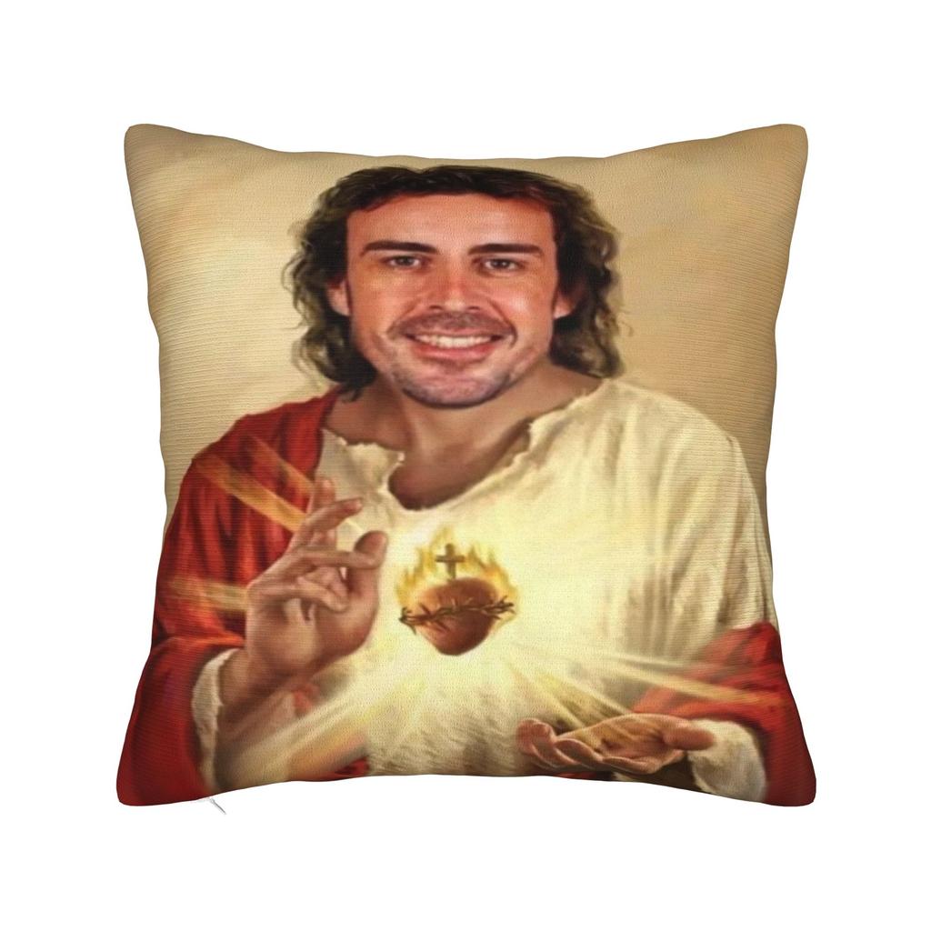 Fernandos Alonsos Pillow Case  Design Pillow Cover For Sofa Bedroom Home Decor Cute Funny Cushion Cover