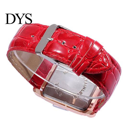 Watch Wrist Square Case Comfortable Alloy Unisex Casual Quartz Wristwatch for Daily Life Analog
