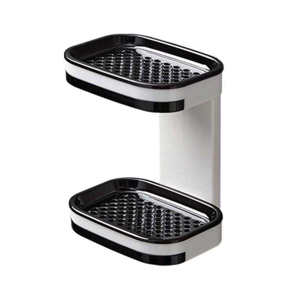 Self Adhesive Soap Storage Rack Waterproof Soap Drain Box Soap Organizer  Hotel