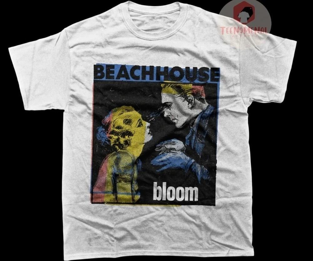 Beach House Band Bloom Unisex White Cotton  FULL SIZE BL1589 Unisex T-Shirt XXXXL