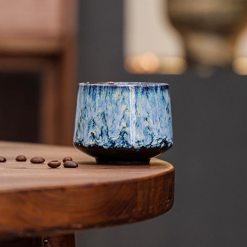 Kiln Change Retro Style Coffee Cup Latte Latte Cup High Value Household Ceramic Cup