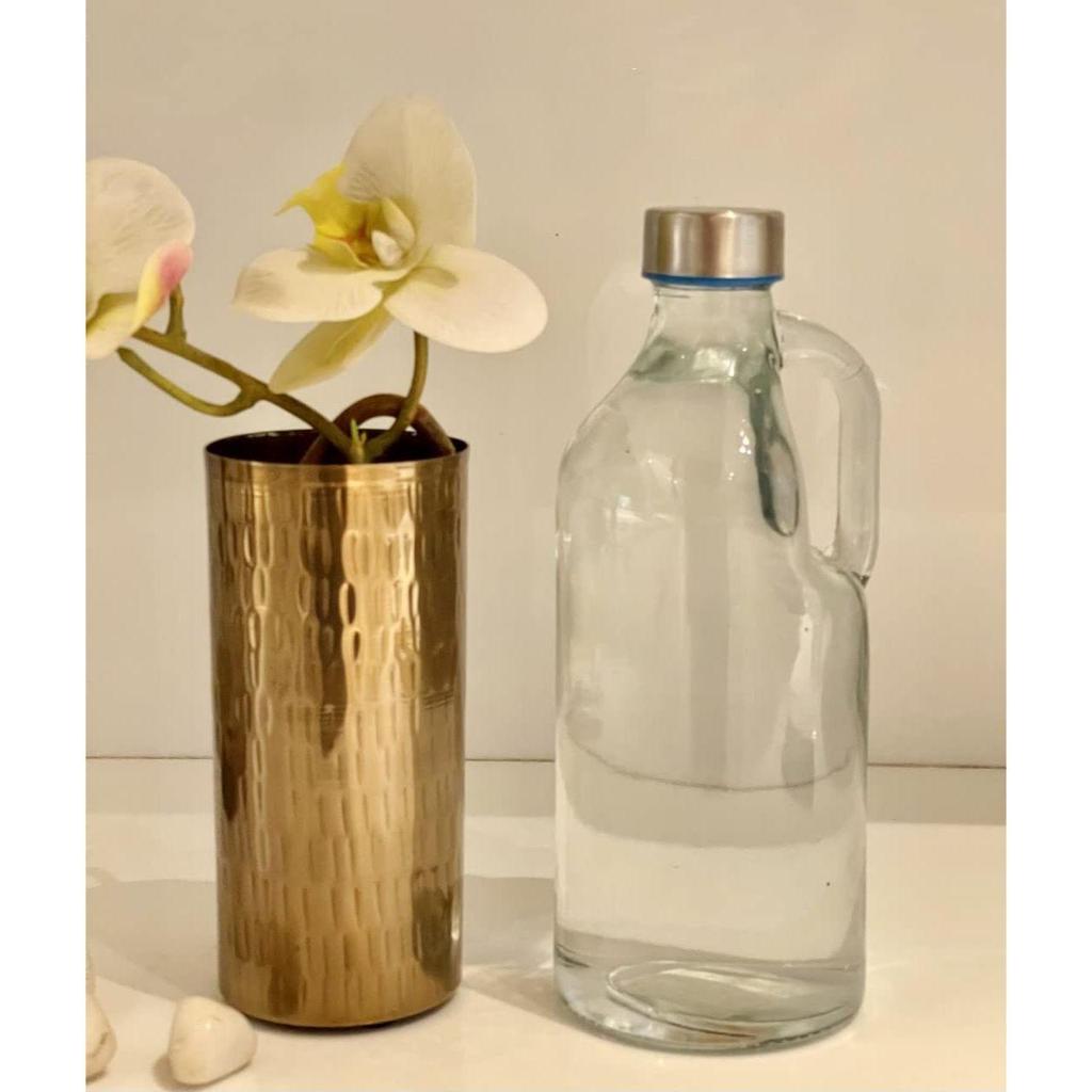 Metal Flower vase for Home Decor and Living Room Vintage