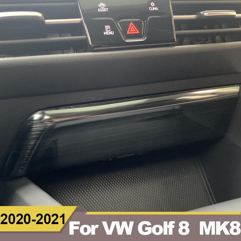 Edelstahl Auto Innen Zentrale Steuerung USB Port Trim Rahmen Abdeckung Für Volkawagen VW Golf 8 MK8 2022 Zubehör