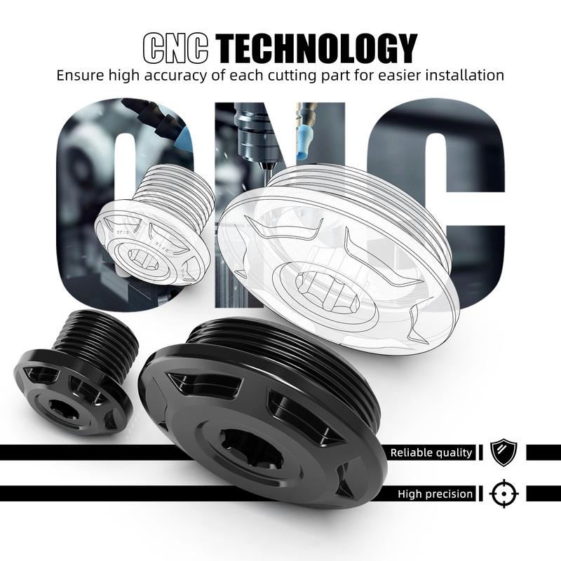 For Suzuki DR650S DR650SE DR650S/SE 1996-2025 Engine Timing Cover Cap Plug DR 650 S DR 650 SE DR650 S DR650 SE DR 650 S SE