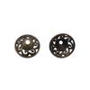 Textured Bead Cap Charms Dome Covers For Pearl And Gemscolor Jewelry Findings