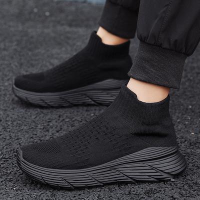 Men Running Walking Sock Shoes Fashion Casual Sneakers Breathable Sport Shoes Lightweight Men Sneakers Casual Shoes