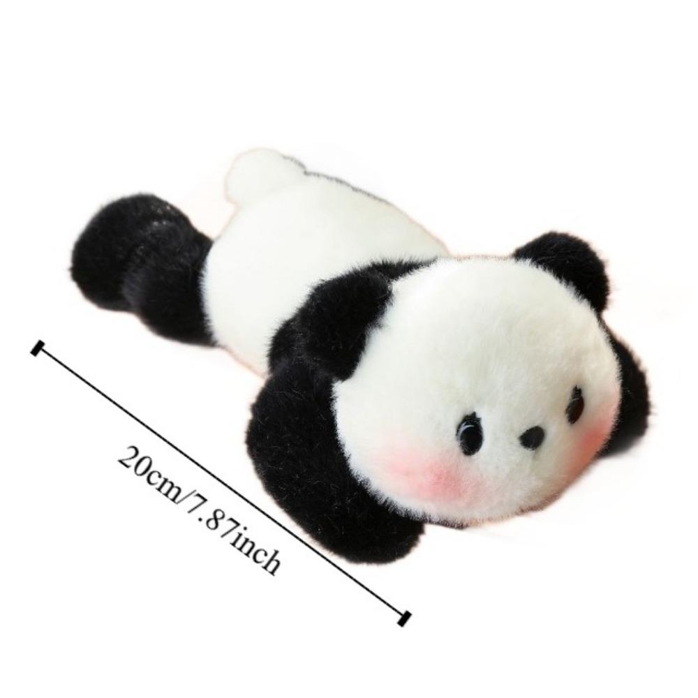 Fluffy Rabbit Plush Doll Lying Posture Stuffed Panda Doll Cute Simulation Animal Toy  Christmas