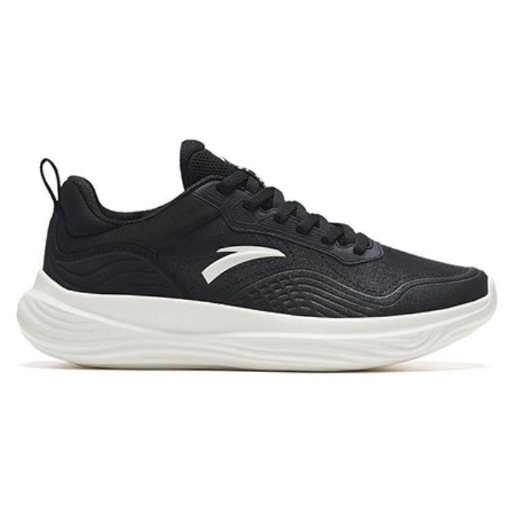 New Anta Cushioning Coverage Low Top Training Shoes Women's Black 122337793-4