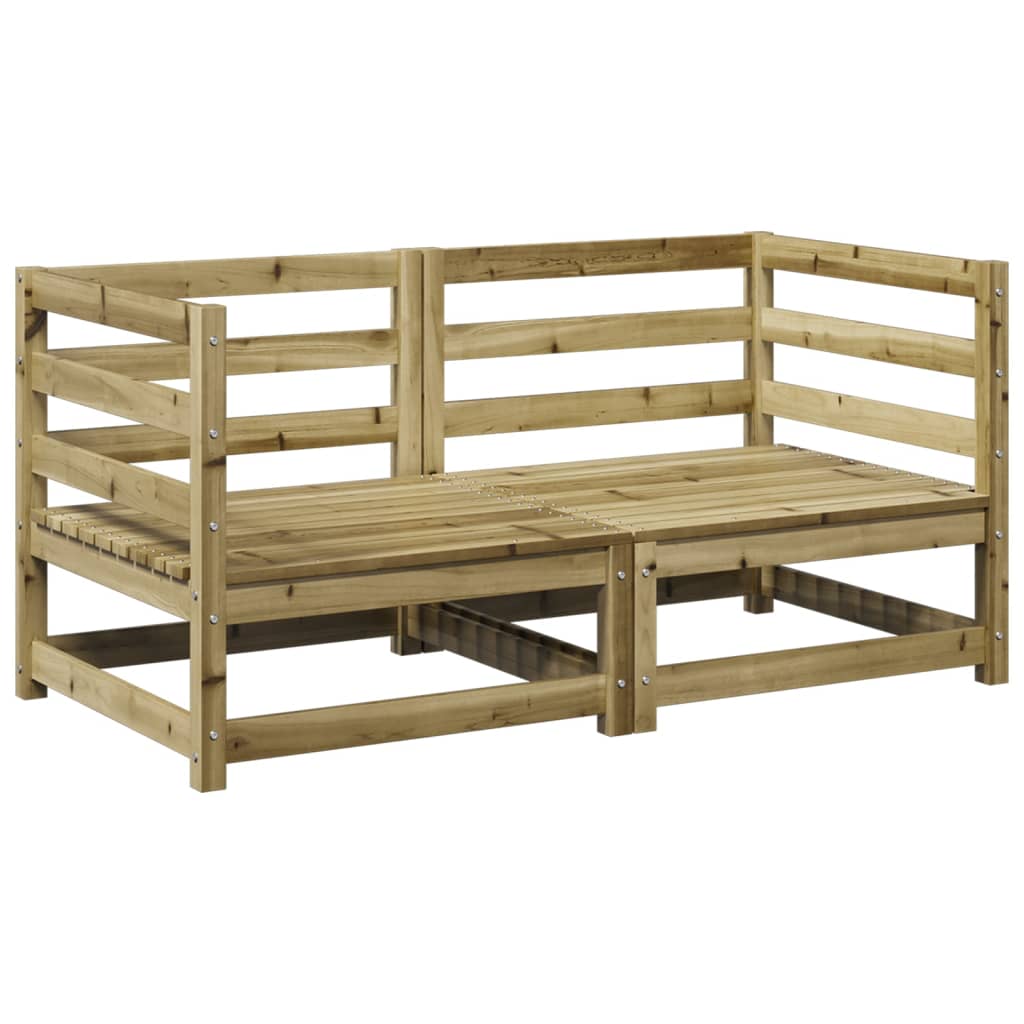 2 piece Garden Sofa Set Pressure Treated Pine Wood