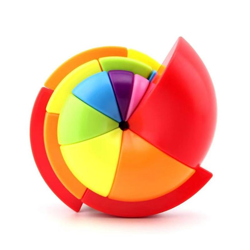 

Rainbow Twist Puzzle Cube Strange Shape Stickerless Educational Toys Creative Gifts For Adults Juguetes Antiestrés Cubo Infinito