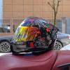 2025 Orz motorcycle helmet, men's and women's reversible helmet, motorcycle half full helmet, cool street bike all year round