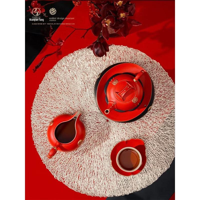 Edenus New Chinese Style Ceramic Kung Fu Tea Set