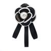 Stoff High-End Kamelien Perle Korsage Fliege Xiaoxiangfeng Bekleidungszubehör Kragennadel Brosche Damen