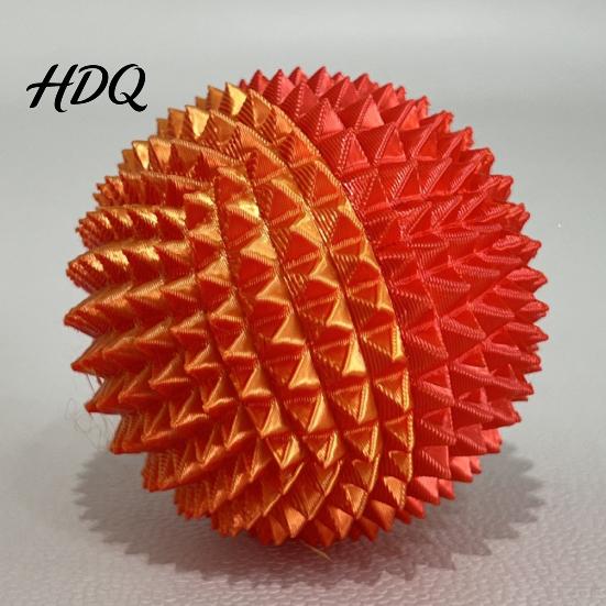 Anxiety Relief Fidget Toy 3D Printed Spiky Massage Ball Stress Spiked Massager Roller Plantar Fasciitis Physical Therapy Hand Tools