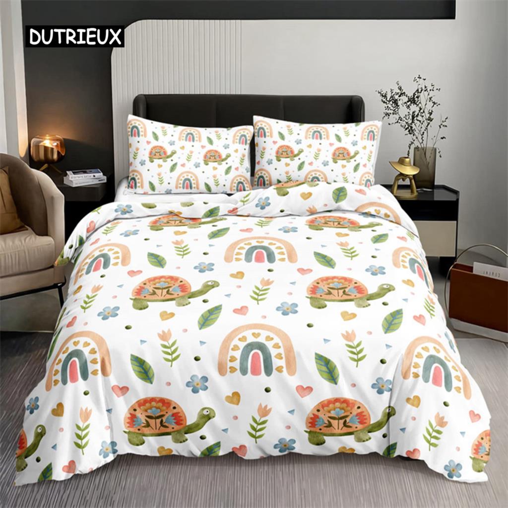 

Пододеяльник Акварельные Медузы Русалка Каваи Морская Черепаха Постельное Белье Комплект Полный Для Мальчиков Девочек Подарок Морская Океанская Тема Чехол для Одеяла EU single(135x200cm)