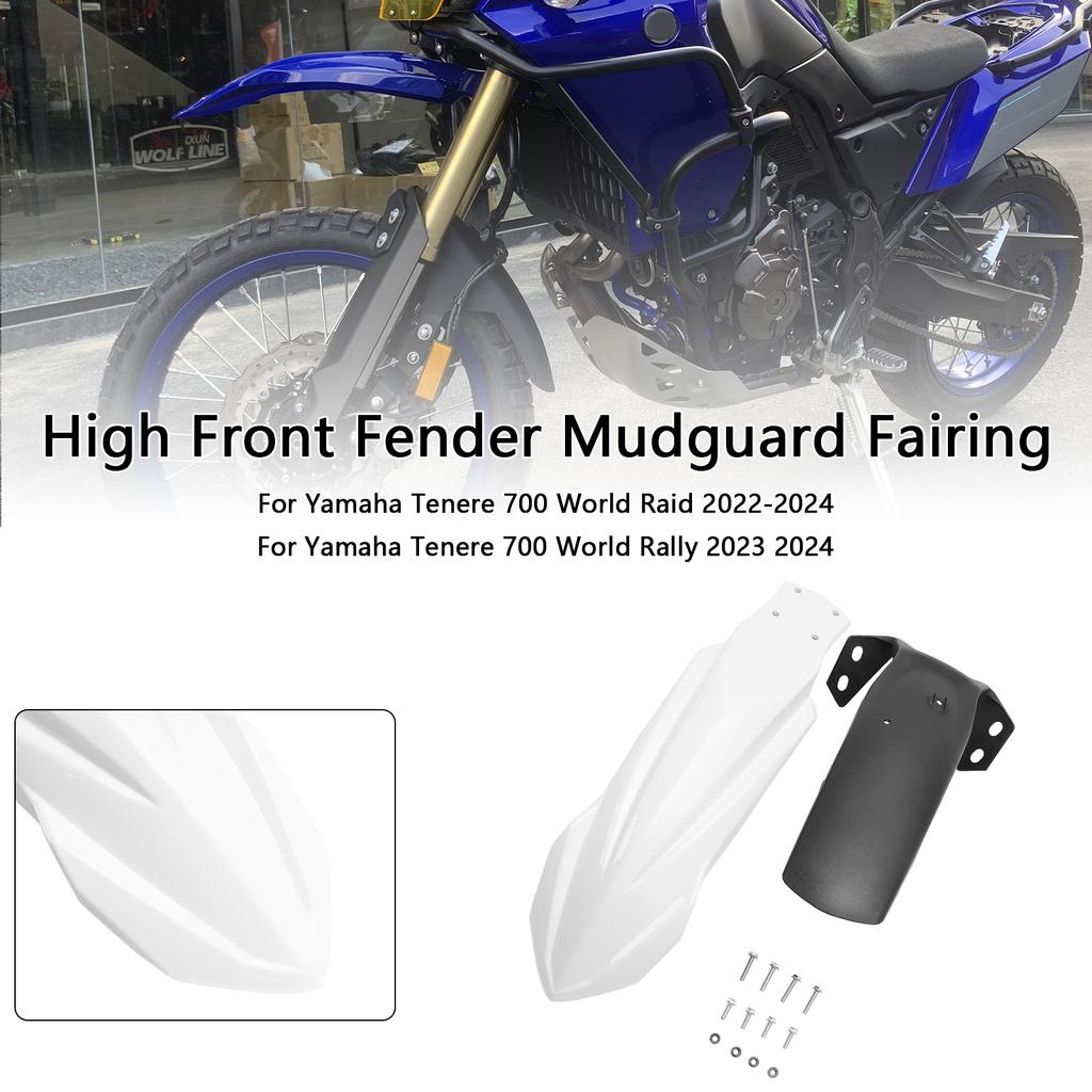 Parafango Anteriore Alto Copriruota Carena Per Yamaha Tenere 700 2019-2026 Bianco