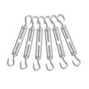 Doshu (Doshu) Stainless Steel Turnbuckles, M5, M6, M8, Set of 6, CC/OC Type, Wire Parts, Hook, Adjustable Tension, Wire Rope Fixation, SUS304, Rust-Re