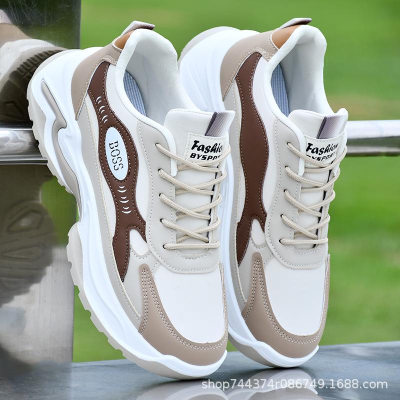 Herbst neue Leder wasserdichte Freizeitschuhe weiche Sohle rutschfeste Laufschuhe Papa Schuhe