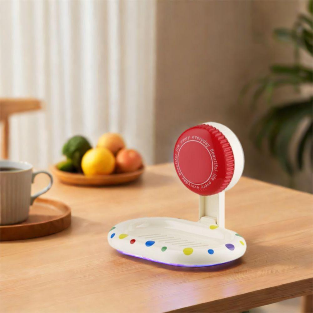 2PCS/SET Wall Mounted Rotating Installation Soap Box Detachable Soap Storage Tray Bathroom