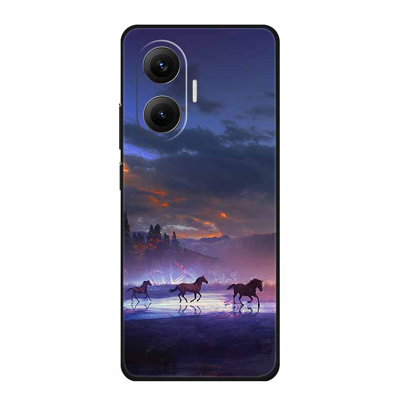 Phone Case For Redmi Turbo 4 Pro 5G Back Cover Case Black Silicone Soft Funda Para For Xiaomi Redmi Turbo 4 Pro Case Coque Shell
