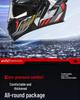 AD Winter 3C Certified Flip-Up Full Face Electric Motorcycle Helmet for Men & Women - All-Season Safety Gear