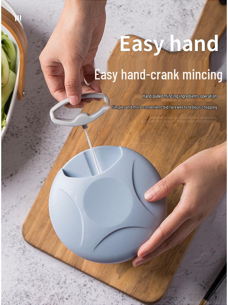 Multifunctional Manual Vegetable Cutter & Garlic Mincer