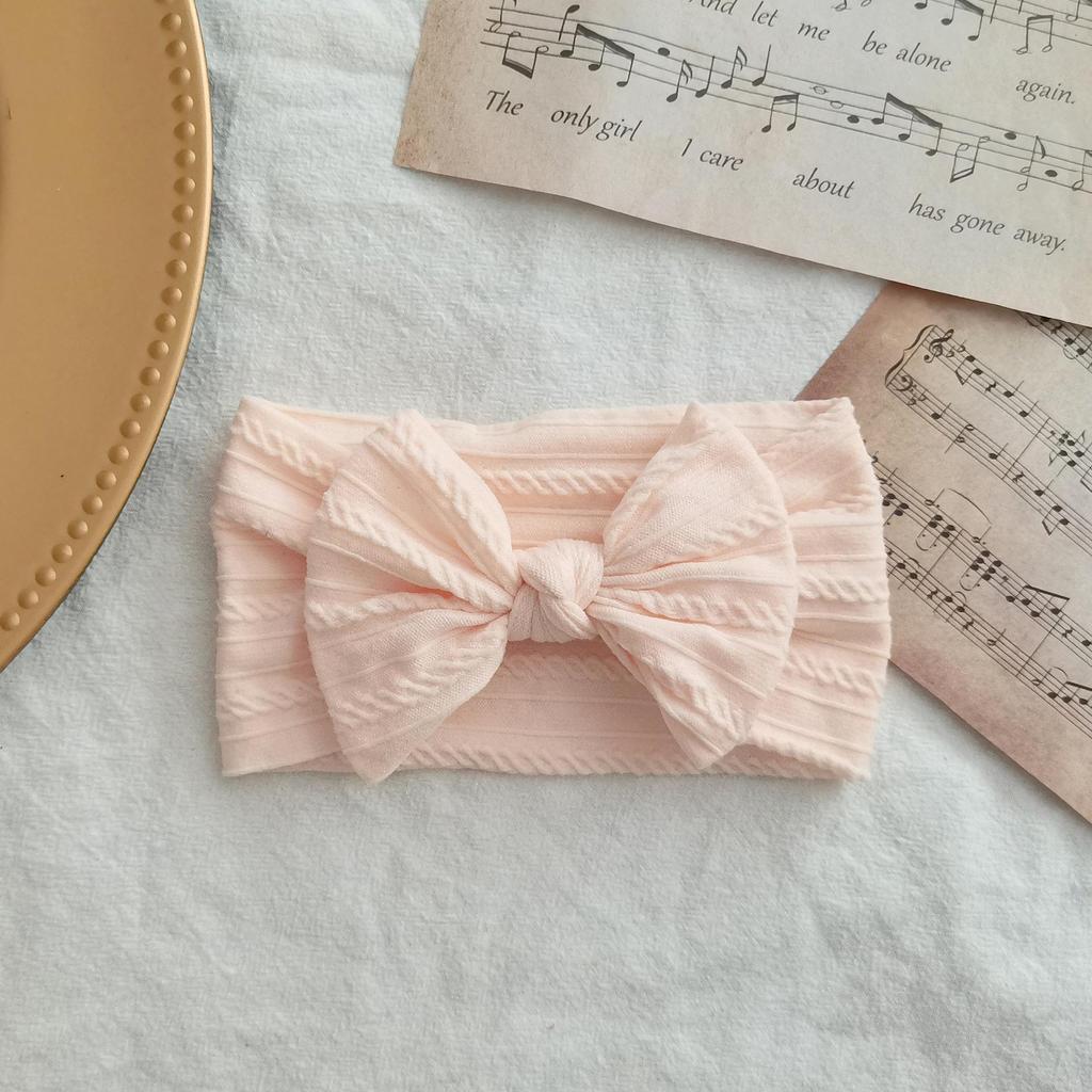 European & American Elastic Nylon Bow Baby Headband Hair Accessories