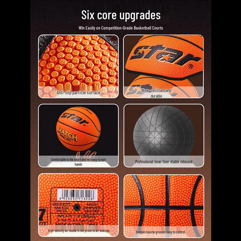 Star Microfiber Indoor/Outdoor Basketball