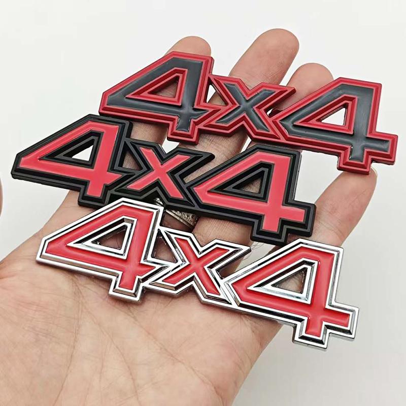 1Pcs 3D Metal Car Styling Logo 4X4 Four-Wheel Drive Car Sticker Emblem Badge Decals Universal Decoration Accessories