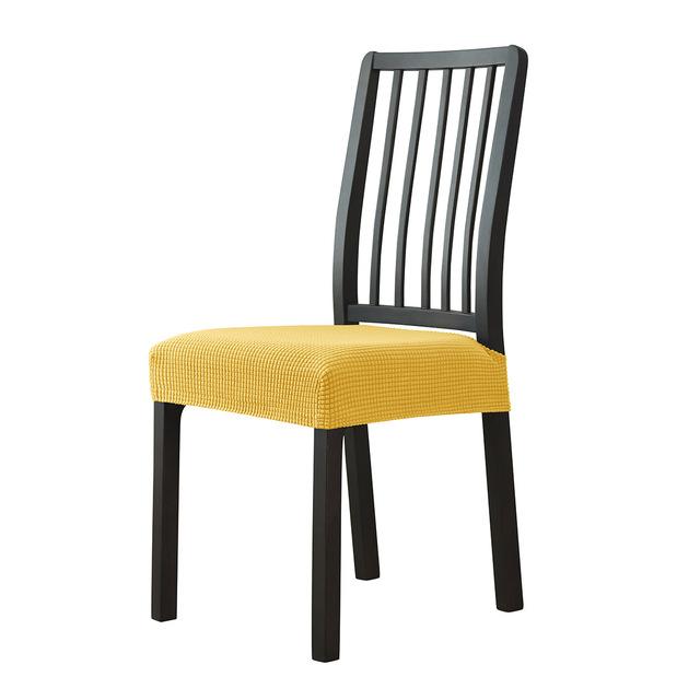 

Водонепроницаемый чехол на стул спандекс жаккардовый подушка на стул регулируемый чехол столовая мягкий чехол на стул чехол на сиденье 2024 1pcs chair cover жёлтый