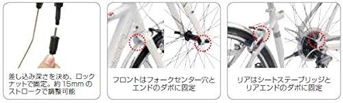 Giza SW-816 Fender Set (Dowel Type) Black (GDS03100)