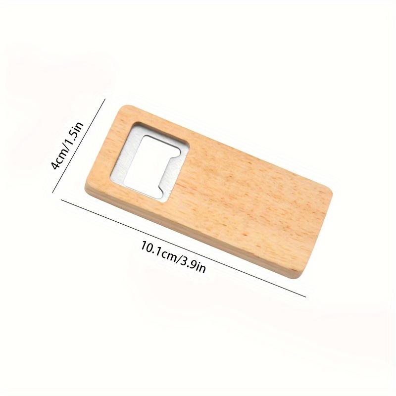 

Простая открывалка для бутылок для планшета, открывалка для бутылок пива, деревянная ручка, открывалка для бутылок напитков, кухонный инструмент 2pcs