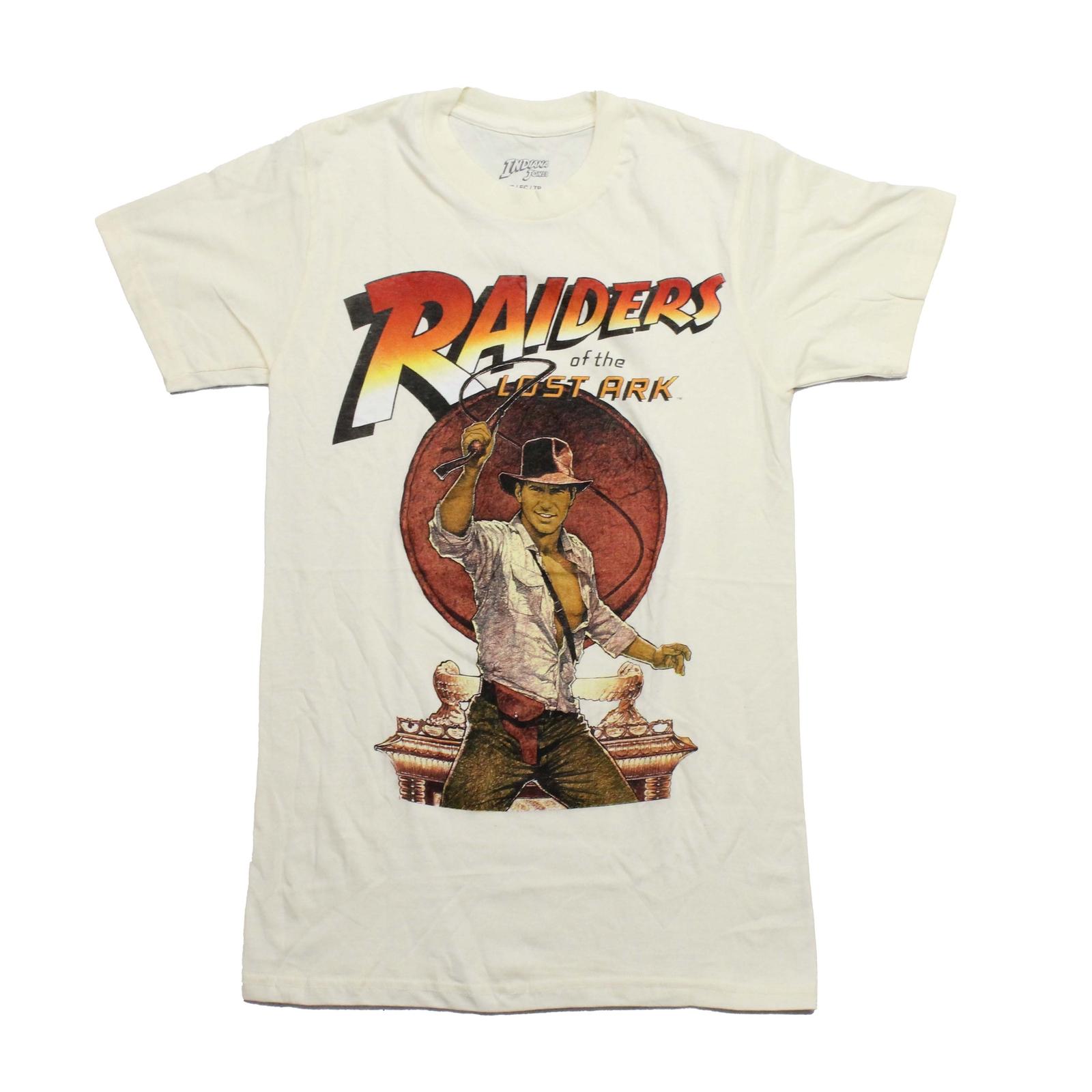 Raiders of the Lost Ark New Adult T-Shirt - Indian Jones Movie Poster Image XXL