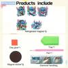 6Pcs Little Football Player Diamond Art Fridge Magnet Diamond Painting Refrigerator Magnet Diamond Painting Fridge Magnet for Adults Beginners