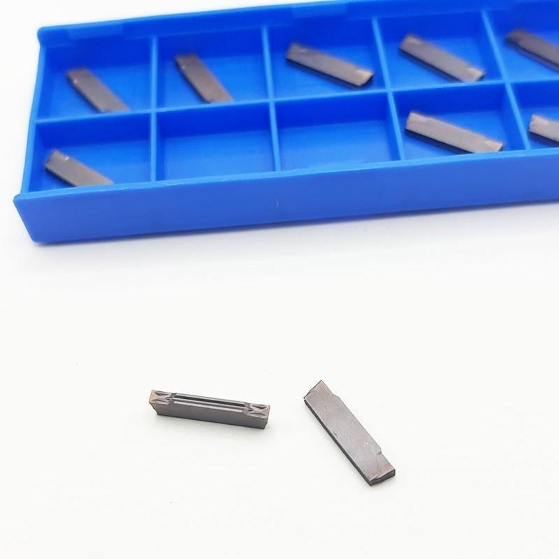 10Pcs Carbide Grooving Insert Mgmn200 M Cnc Turning Bit Nc3020 Nc3030 Pc9030 High Efficiency Lathe Cutter Machining Parts