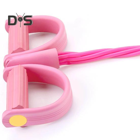 6-Tube Pedal Resistance Band Multifunction Tension Rope Elastic Yoga Pedal Puller Body Stretching Trainer Home Gym Workout Equipment