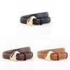 Genuine Leather Womens Business Belt With Steel Buckle For Casual And Office Wear