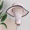 Mannequin Head Hat Display Stand Rack Woman for Hairpieces Elegant Manikin Wall Mounted