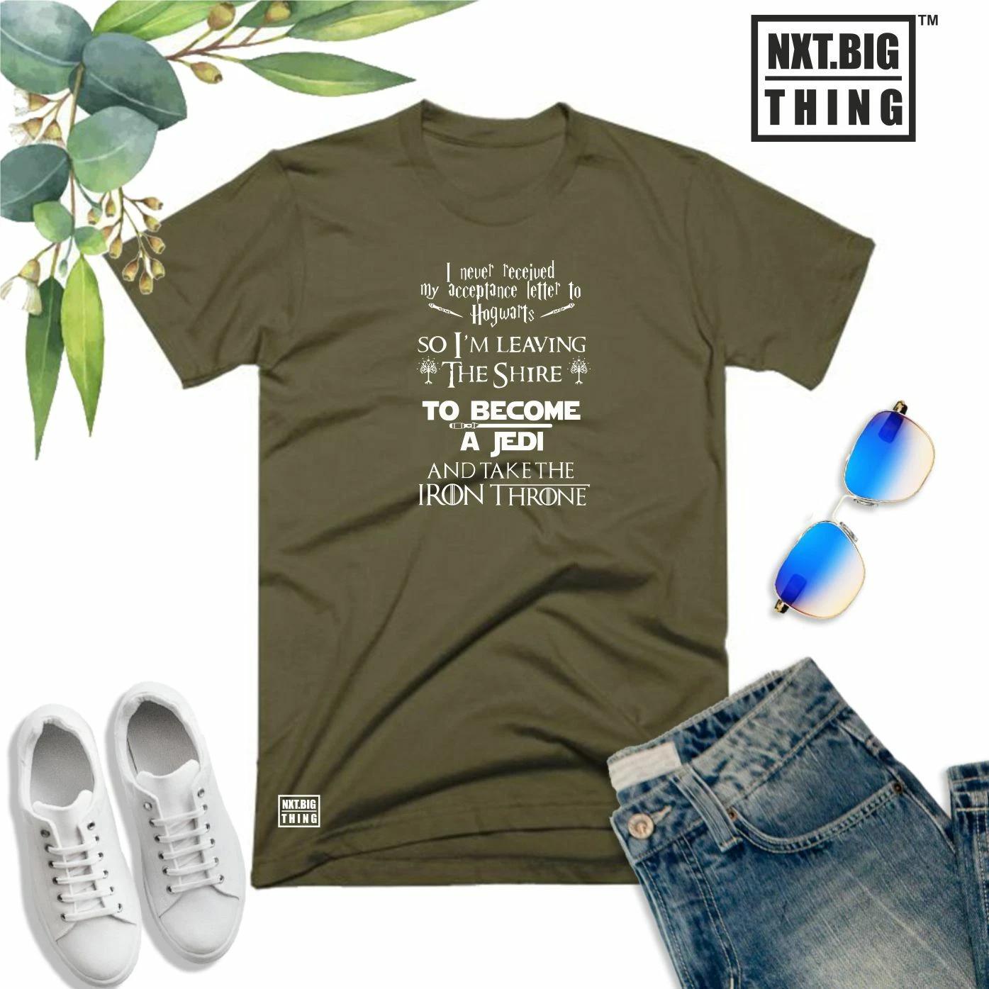 Game Of Thrones T Shirt Jedi Lord of The Rings Funny Christmas Xmas Gift Men Top XL