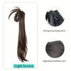 Claw Ponytail Dlouhé prodlužování culíku Syntetické Clip In prodloužení vlasů Elegantní pro každodenní použití Vlasové doplňky