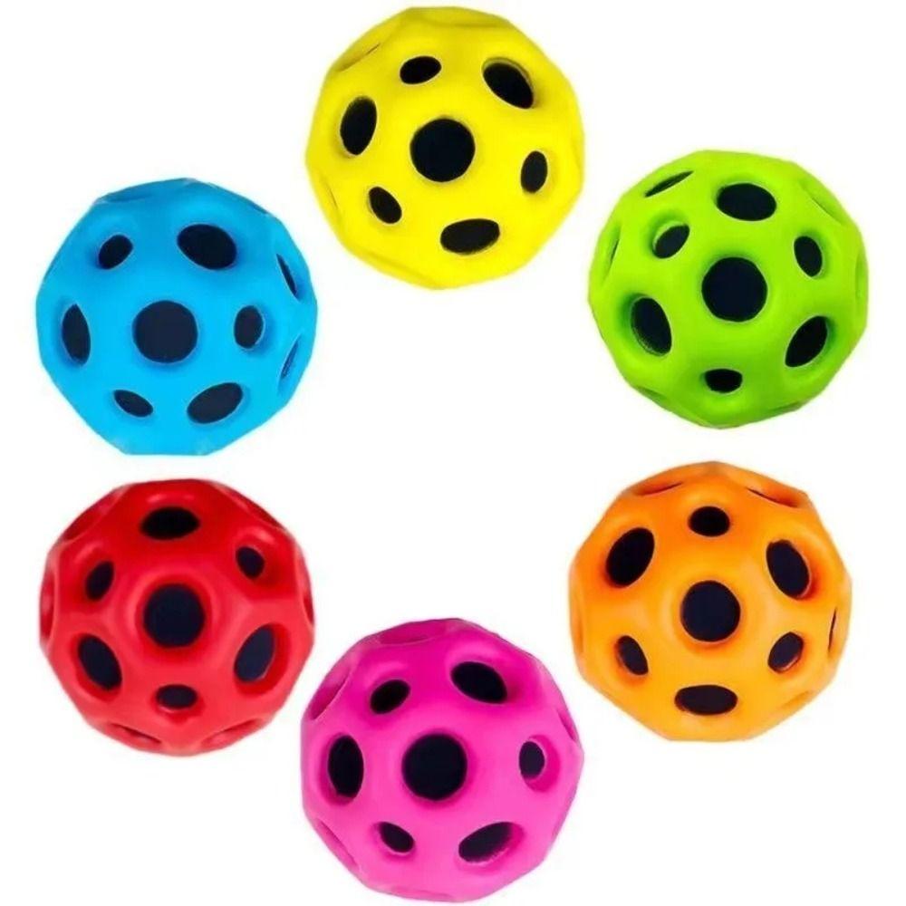 Exercise Wrist Return Rubber Ball Hand Ball Game Wrist Elastic Ball High Bouncing Ball  Children