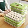 Large Capacity Multi-layer Frozen Dumpling & Wonton Storage Box for Freezers