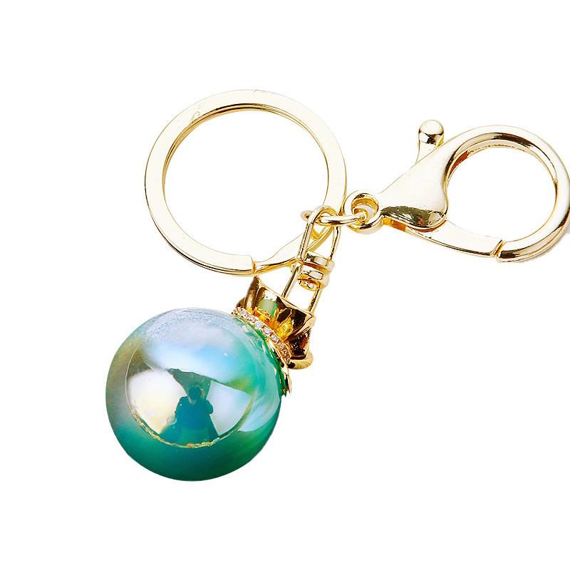 Colorful Lucky Jelly Bag Metal Bag Keychains Decorations Pendant Kids Gifts